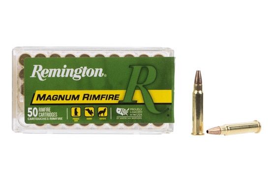 Premium 17 HMR ammunition, 50 rounds.